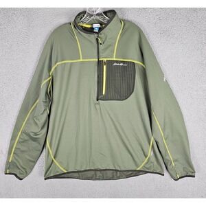 Eddie Bauer First Ascent High Route Grid Fleece 1/2-Zip Pullover Mens 2XL